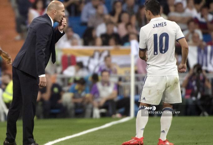 James y Zidane - Real Madrid