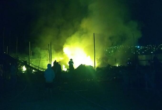 Incendio en Soacha, Cundinamarca