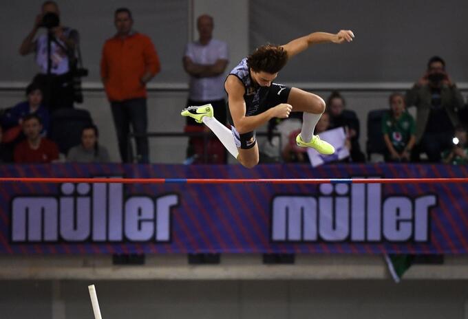 Armand Duplantis, 15 de febrero de 2020 Armand Duplantis, 15 de febrero de 2020