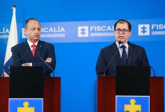 El presidente de la Sala Especial de Instrucción de la Corte Suprema, Héctor Alarcón, y el fiscal Francisco Barbosa El presidente de la Sala Especial de Instrucción de la Corte Suprema, Héctor Alarcón, y el fiscal Francisco Barbosa