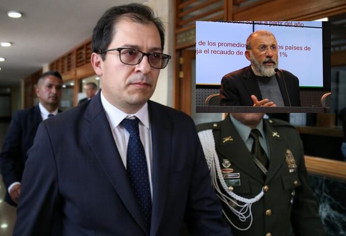 El fiscal Francisco Barbosa y el senador Roy Barreras. El fiscal Francisco Barbosa y el senador Roy Barreras.