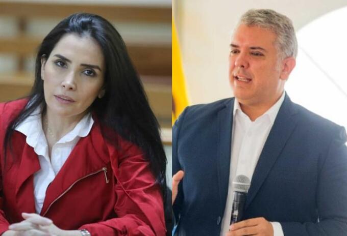 Iván Duque y Aida Merlano Iván Duque y Aida Merlano
