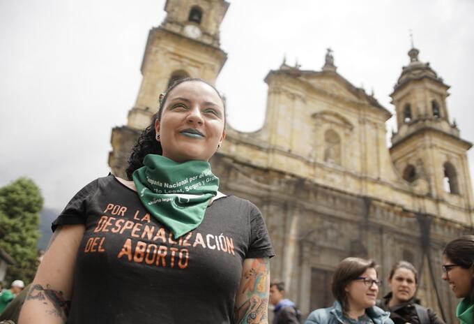 Movilizaciones a favor del aborto en Colombia