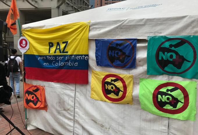 Fiesta no brava en rechazo a la temporada taurina en Bogotá