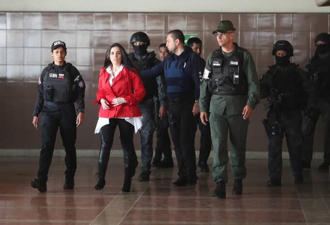 Aida Merlano en Venezuela