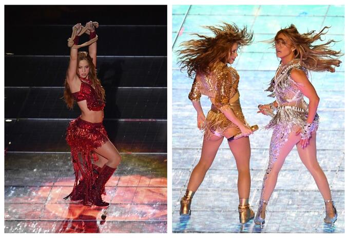 Shakira y JLo en Super Bowl
