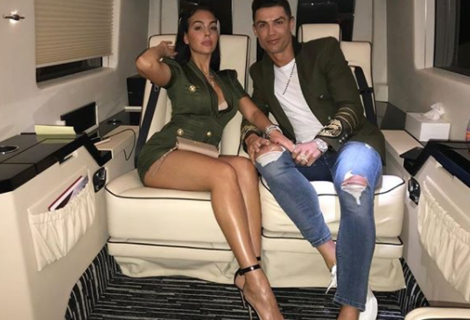Georgina Rodríguez y Cristiano Ronaldo