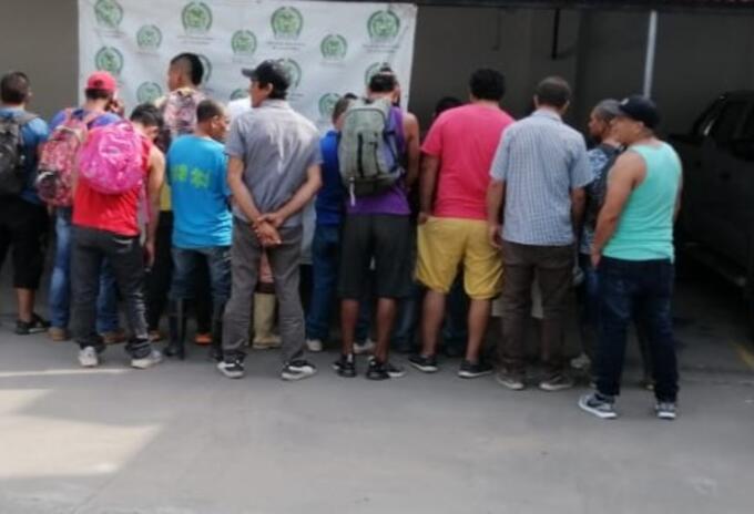 El operativo lo adelantaron en el occidente de Caldas