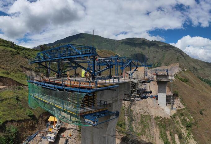 Las obras de la doble calzada avanzan en el sector que será cerrado durante cuatro meses.