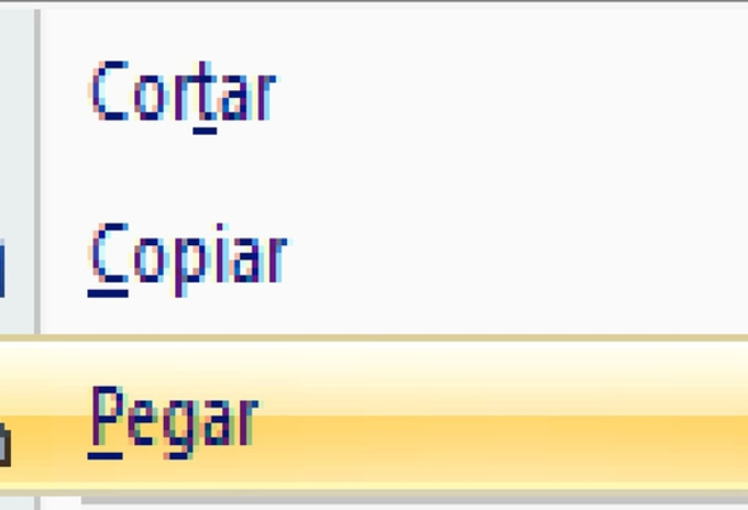 copiar cortar y pegar