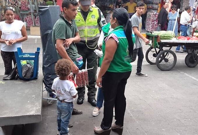 Menores hallados en condiciones de trabajo infantil en Villavicencio