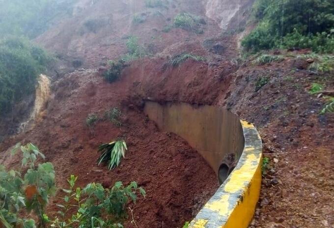 Caloto derrumbe