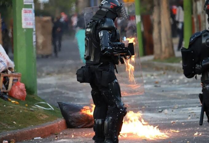 Disturbios Universidad Nacional 6 de febrero de 2020