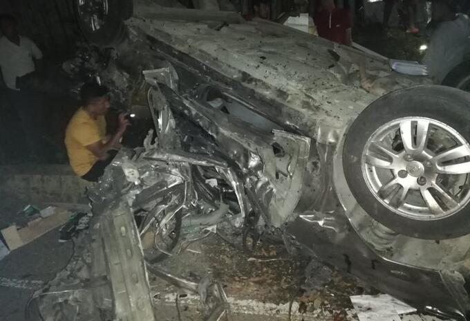 Explosión de vehículo en Cauca
