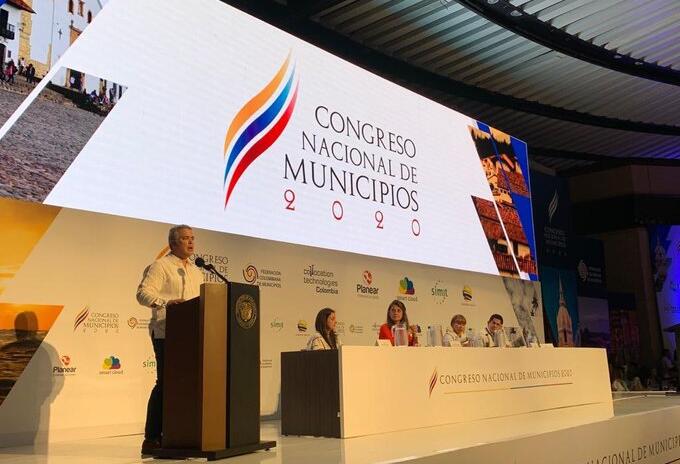 El presidente Iván Duque en Cartagena
