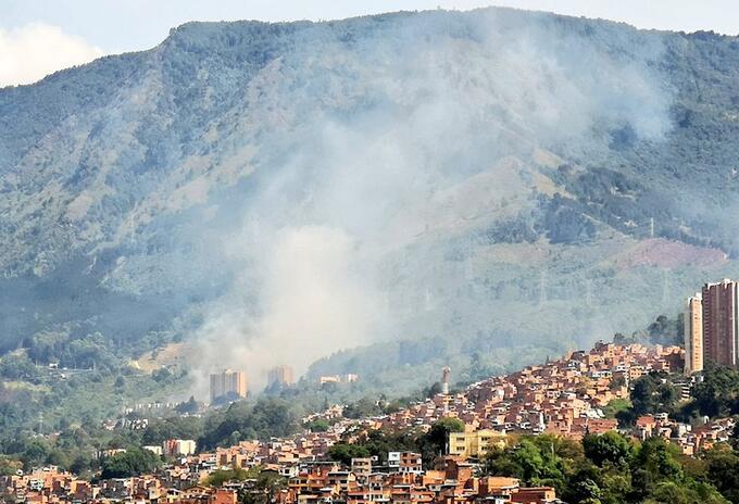 Incendio en el Oriente antioqueño