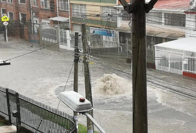 Inundación en Bogotá 8 de febrero