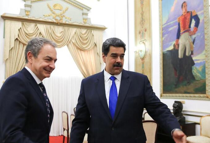 Maduro alabó la disposición de Rodríguez Zapatero de ayudar en la crisis política venezolana