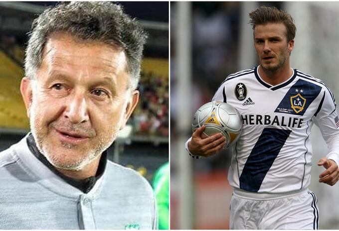 Juan Carlos Osorio y David Beckham