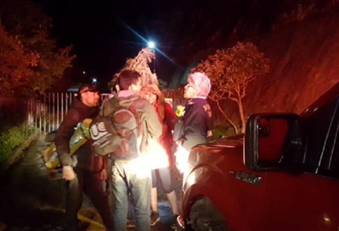 Jóvenes perdidos en cerros de Bogotá