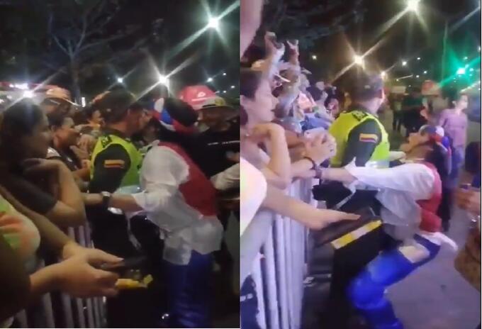 Policía fue manoseado en un carnaval