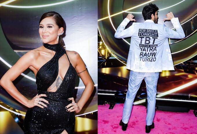 Greeicy y Yatra en los Premios Lo Nuestro Greeicy y Yatra en los Premios Lo Nuestro