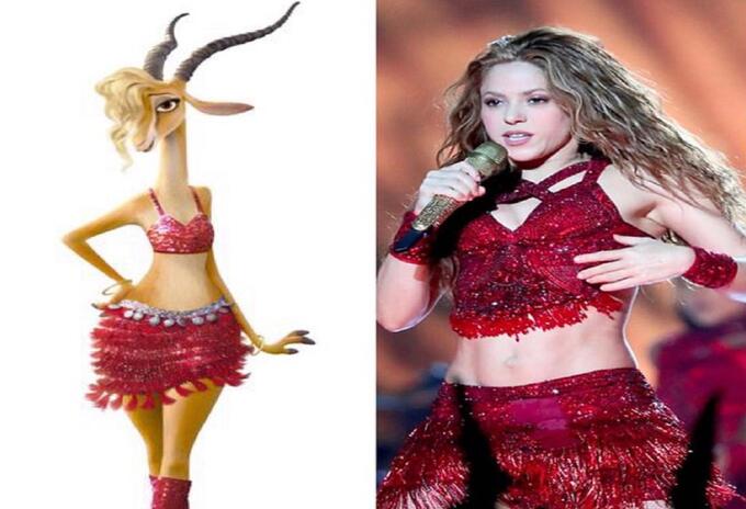 Shakira y Zootopia Shakira y Zootopia