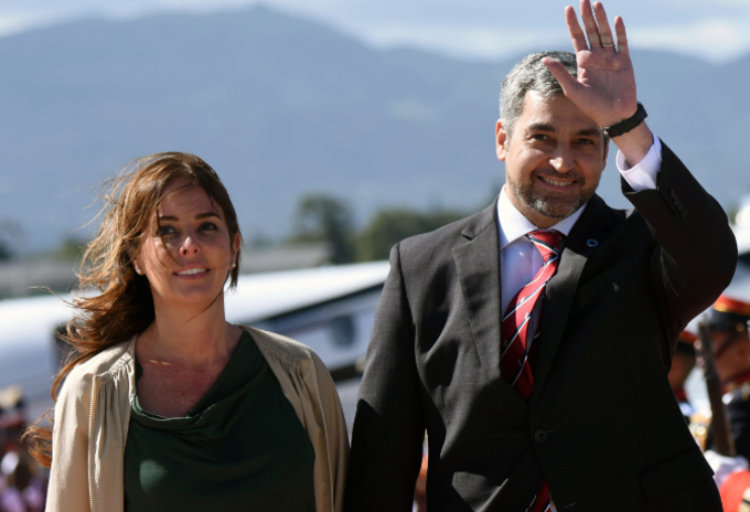 Silvana López y Mario Abdo Benítez