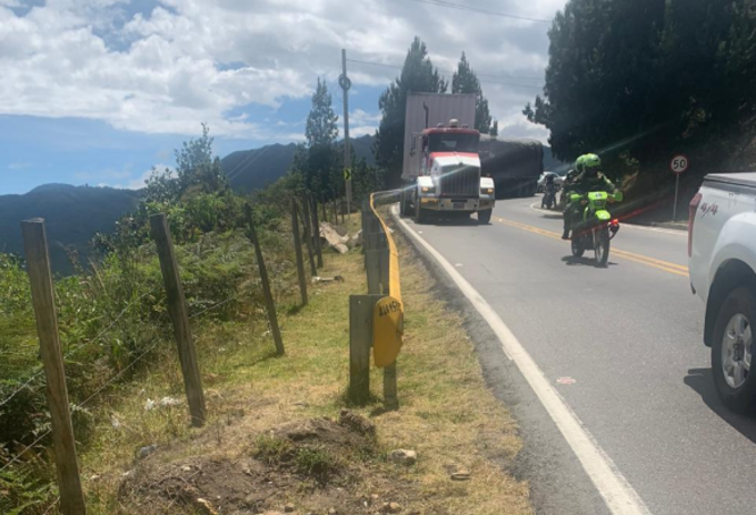 Vía Pamplona-Bucaramanga
