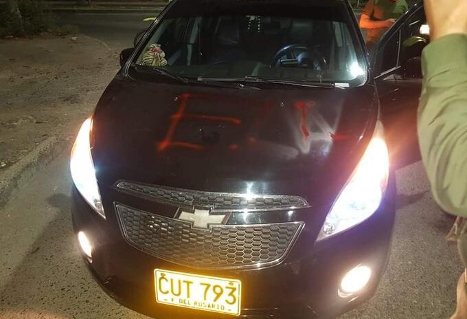 Vehículo marcado por el Eln en Cúcuta