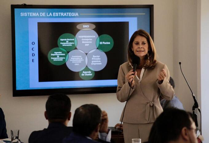 Vicepresidenta Marta Lucía Ramírez