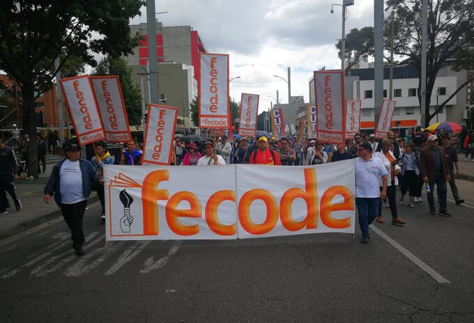 Marcha de Fecode