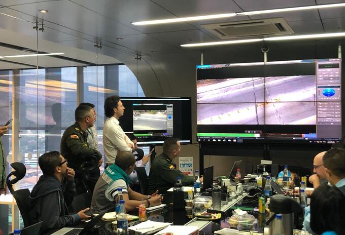 El alcalde de Medellín, Daniel Quintero Calle, lidera el PMU y la situación en las marchas.