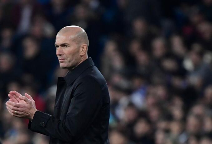 Zinedine Zidane, técnico del Real Madrid