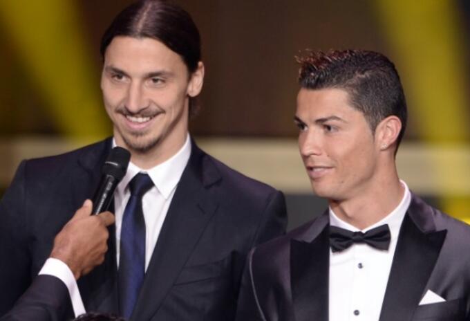 Zlatan y Cristiano Ronaldo