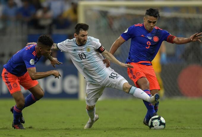 Messi y Falcao - Copa América 2019