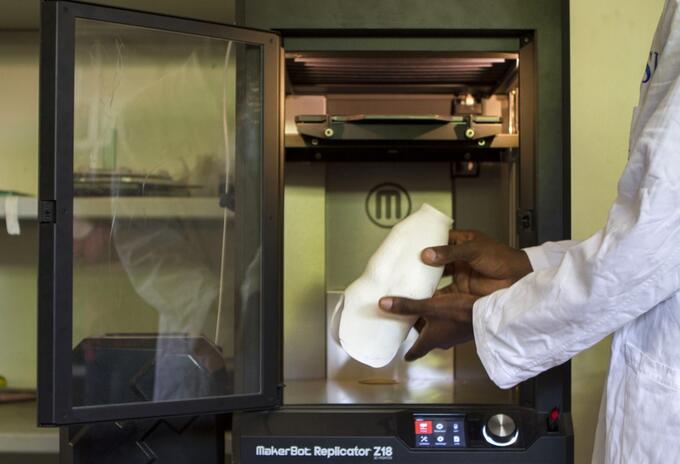 La impresión 3d permite crear materiales con más velocidad