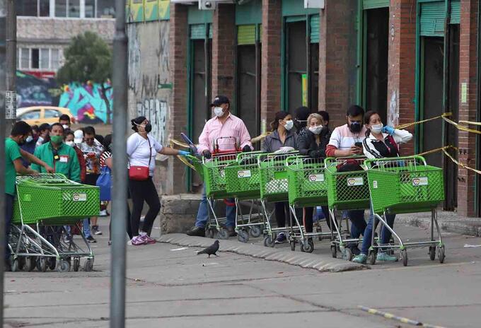 Varias personas estaban preocupadas principalmente por hacer mercado.