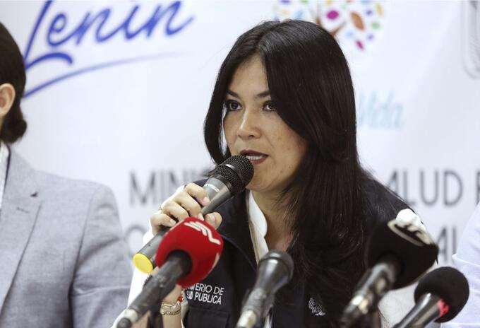 Catalina Andramuño, ministra de Salud de Ecuador Catalina Andramuño, ministra de Salud de Ecuador