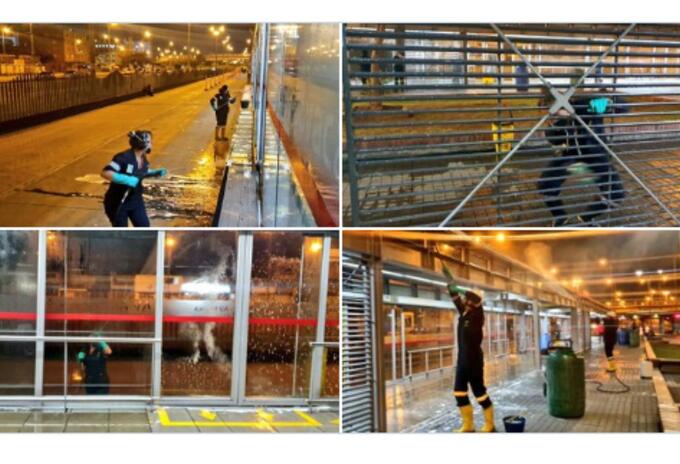 El coronavirus llevó a tomar medidas en Transmilenio. El coronavirus llevó a tomar medidas en Transmilenio.