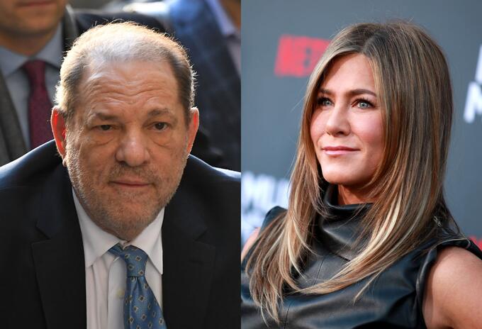 Harvey Weinstein y Jennifer Aniston Harvey Weinstein y Jennifer Aniston