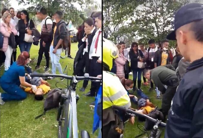 Joven herido Joven herido
