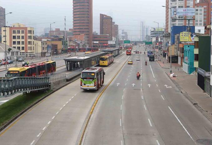 Simulacro de aislamiento en Bogotá Simulacro de aislamiento en Bogotá