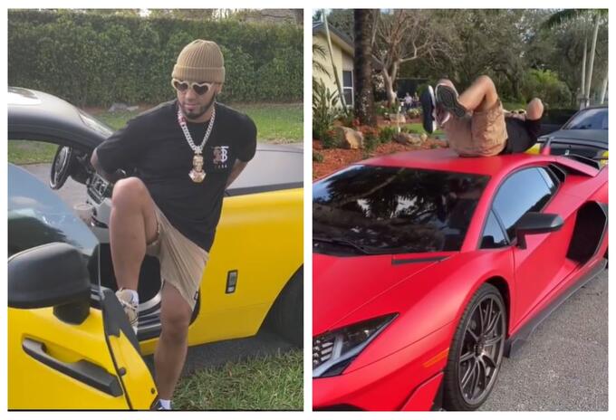 Anuel AA presume sus lujosos carros Anuel AA presume sus lujosos carros