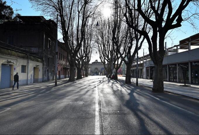 Así lucen las calles de Roma, Italia por la pandemia del coronavirus. Así lucen las calles de Roma, Italia
