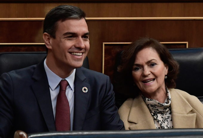 Carmen Calvo, vicepresidenta del gobierno español