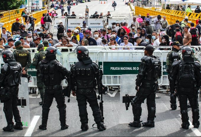 Frontera entre Colombia y Ecuador, en momentos de cuarentena y coronavirus.