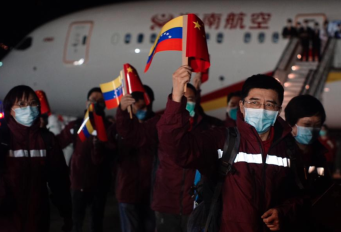 Médicos chinos llegan a Venezuela