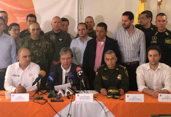 Consejo de seguridad en Bello, dirigido por el ministro de Defensa