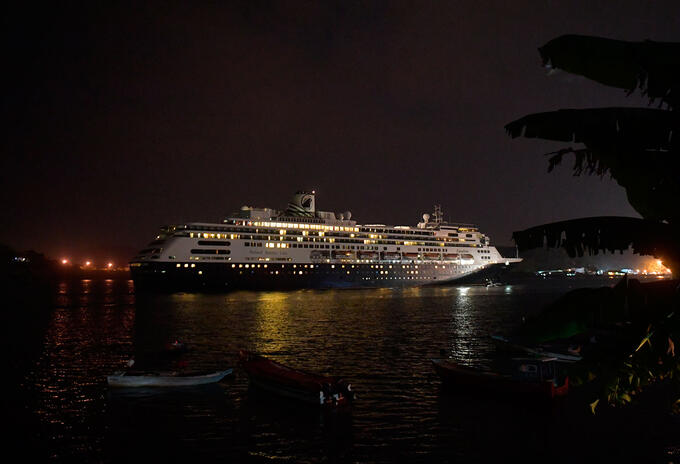Los cruceros estadounidenses Zandaam
